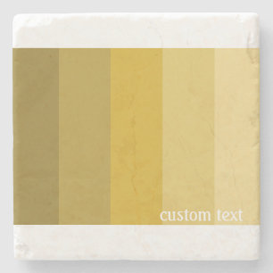 GOLDEN KLEUR VERTICALE LIJNEN GOLD STRIPE PALETTE STENEN ONDERZETTER