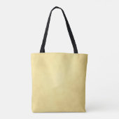 Golden kleurenontwerp Afro-haar Tote Bag (Achterkant)