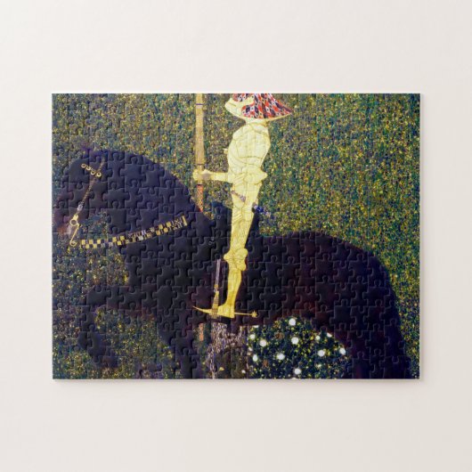 Golden Knight, Gustav Klimt Legpuzzel (Horizontaal)