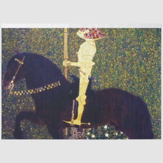 Golden Knight, Gustav Klimt Tissuepapier (Voorkant)
