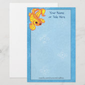 Golden Koi Stationery Briefpapier (Voorkant / Achterkant)