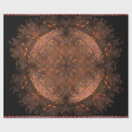 Golden koperen schraappapier cadeaupapier (Vlak)