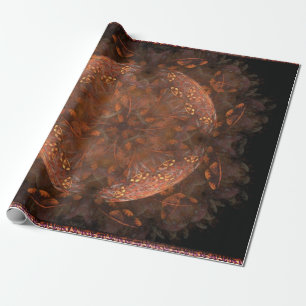 Golden koperen schraappapier cadeaupapier
