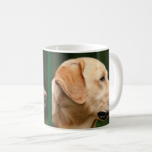 Golden Lab Chien Chien Chien Chien Mug Coupe de ca (Devant droit)