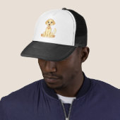 Golden Lab Trucker Pet (In situ)