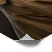 Golden Labradoodle drukte als Sherlock Holmes Poster (Hoek)