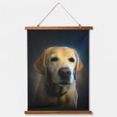 Golden Labrador Hangend Wandkleed (Voorkant)