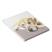 Golden Labrador Notitieblok (Schuin)