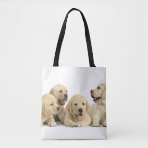 Golden Labrador Puppy Pile Draagtas
