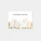 Golden Labrador Puppy Pile Post-it® Notes (Voorkant)