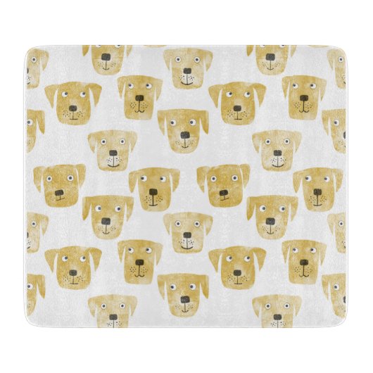 Golden Labrador Retriever Dog Snijplank (Voorkant)