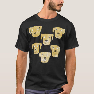 Golden Labrador Retriever Dog Waterverf T-shirt