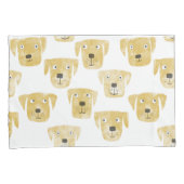 Golden Labrador Retriever Dogs Kussensloop (Voorkant-Rechts)