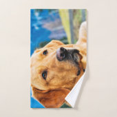Golden Labrador Retriever Handdoek (Handdoek)