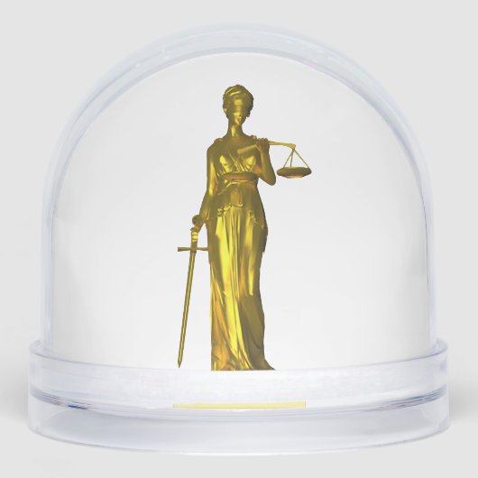 Golden Lady Justice on White (Avant)
