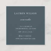 golden landscape square visitekaartje (Achterkant)