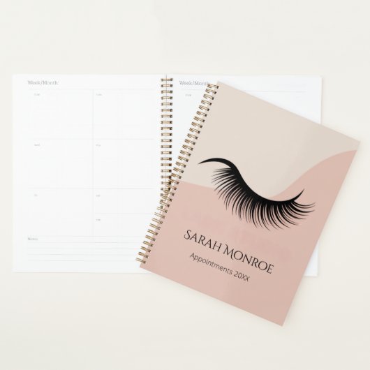 Golden Lashes Planner (Display)
