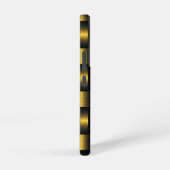 Golden Lattice Black Gold Samsung Galaxy Hoesje (Rechterkant)