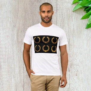 Golden Laurel Wreaths Mannen T-Shirt