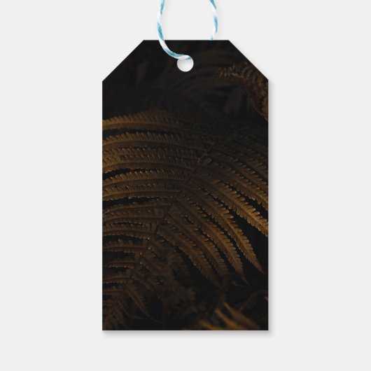 Golden leaf cadeaulabel (Achterkant)