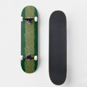 Golden leaf op groene achtergrond skateboard (Voorkant)