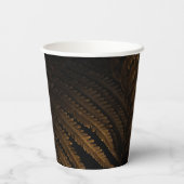 Golden leaf papieren bekers (Achterkant)