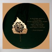 Golden Leaf Poster (Voorkant)