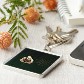 Golden Leaf Sleutelhanger (Zijkant)