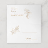 Golden Leaf Wedding ID655 (Buitenkant ongevouwen)