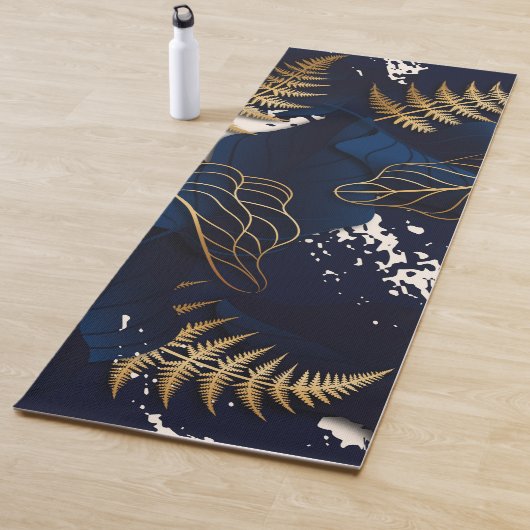 Golden Leaf Yoga Mat (In situ)