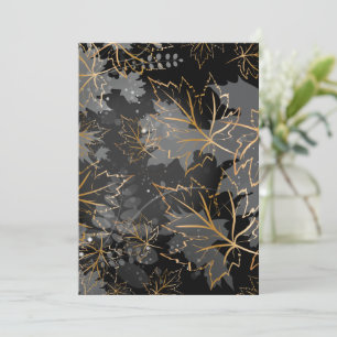 Golden Leaves 5 Bedankkaart