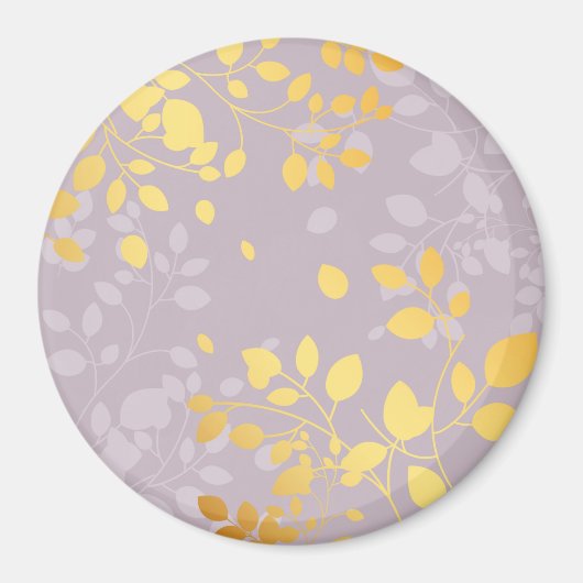 Golden Leaves 9 Magneet (Voorkant)