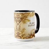 Golden Leaves Kerstvakantie Mok (Voorkant rechts)