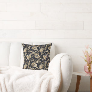 Golden Leaves Pattern Kussen