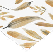 Golden Leaves Waterverf handbeschilderd Lange Tafelloper (Hoek)