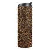 Golden Leopard Pattern Thermosbeker (Gedraaid links)