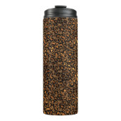 Golden Leopard Pattern Thermosbeker (Voorkant)
