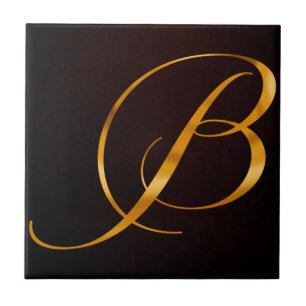 Golden letter B, ontwerp Tegeltje