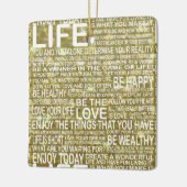 Golden Life Ornament (Links)