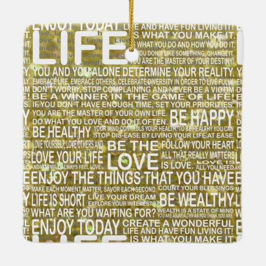 Golden Life Ornament (Achterkant)