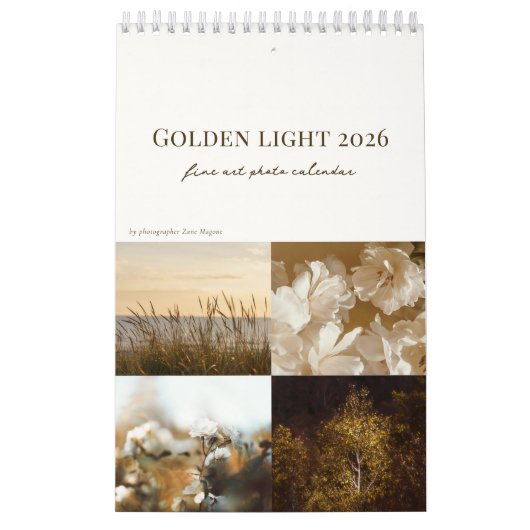 Golden Light calendar 2026 (small) Kalender (Hoes)