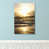 Golden Light over caca Canvas Afdruk (Insitu (Houten vloer))