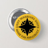 Golden Light Warriors Unite Ronde Button 5,7 Cm (Voorkant /achterkant)