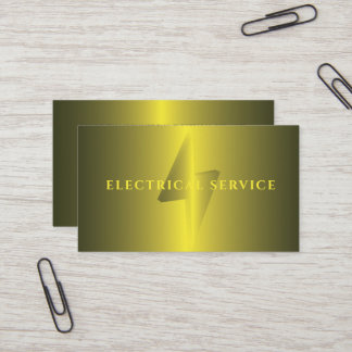 Golden Lightening Visitekaartje voor elektriciens