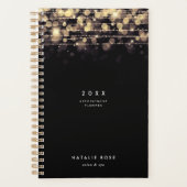 Golden Lights - Gepersonaliseerd Planner (Voorkant)