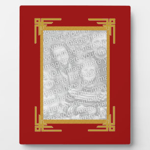 Golden Lijst Foto Plaque Fotoplaat