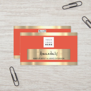 Golden Lijst Mode Boutique Shop QR CODE Logo Visitekaartje