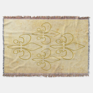 Golden Lily Contour + uw achtergrond en idee Deken