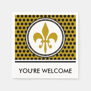 Golden Lily en je achtergrond en ideeën Servet