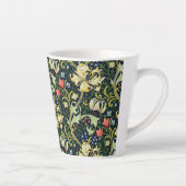 Golden Lily  Floral Pattern William Morris Latte Mok (Rechts)
